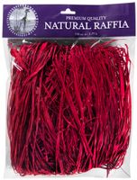 Super Moss (30004) Raffia, Christmas Red, 2oz