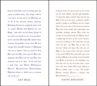 Quiplip Funny Fill-in-The-Blank Get Well and Birthday Cards, 6-Pack (QL05246PCK)