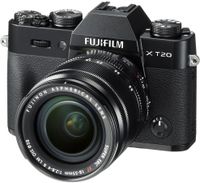 Fujifilm X-T20 Mirrorless Digital Camera w/XF18-55mmF2.8-4.0 R LM OIS Lens-Black