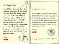 Quiplip Handwritten Yours Truly Birthday Cards, 6-Pack (YT08126PCK)