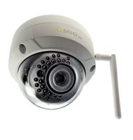 Q-See QCW3MP1D16 | 3MP/1080p HD Wi-Fi Dome Camera | iOS/Android App | Wireless Home Security Surveillance Camera | Night Vision | Weather Resistant | Motion Detection Alerts | Inc 16GB SD Card
