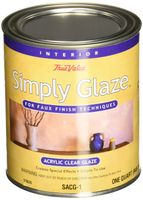 True Value SACG1-QT Simply Glaze Acrylic Clear Glaze for Faux Finishing