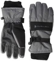 Carhartt Men's W.P. Waterproof Insulated Glove, Dark Grey/Black, S