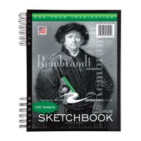 Roaring Spring Sketch Book with pocket, 11" x 8.5", 100 sheets