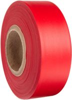 Brady Red Flagging Tape for Boundaries and Hazardous Areas - Non-Adhesive Tape, 1.188" Width, 300' Length (Pack of 1) - 58346