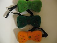 Wearing O' The Green Blinking Bowties