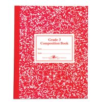 Roaring Spring Grade Three Composition Book, 10" x 8", 50 sheets, 5PK