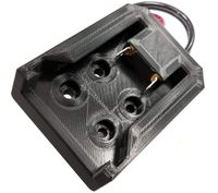 Milwaukee M18 Battery Power Mount Connector Adapter Dock Holder w 12 awg wires