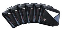 Case-it Universal 2-Inch 3-Ring Zipper Binder, Holds 13 Inch Laptop, Black, Case of 6 (LT-007-C-BLK)
