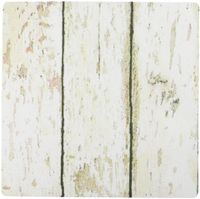 3Drose LLC 8 X 8 X 0.25 Inches Mouse Pad, Country White Wooden Rustic Planks (Mp_109926_1)