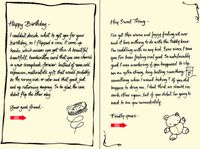 Quiplip Handwritten Yours Truly Birthday Cards, 6-Pack (YT03156PCK)