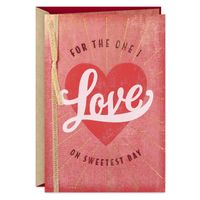 Hallmark Sweetest Day Card (for The One I Love)