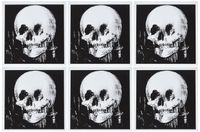 3dRose Halloween Optical Illusion - Greeting Cards, 6 x 6 inches, set of 6 (gc_18238_1)