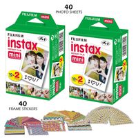 Fujifilm INSTAX Mini Instant Film (White) for Fujifilm Mini 8 & Mini 9 Cameras (40 Sheets)