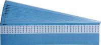 Brady SLF-3-PK Self-Laminating Vinyl (B-292), Black on White, Self-Laminating Solid Numbers Wire Marker Card (25 Cards)