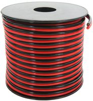 GS Power True 14 Gauge (American Wire Ga) 100 feet 99.97% OFC Stranded Oxygen Free Copper, Red/Black Bonded Zip Cord Speaker Cable for Car Audio Home Theater LED Light Amplifier Auto Harness Wiring