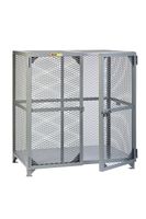 Little Giant SCN-2448-NC Visible Contents Welded Storage Lockers, 24" x 48", Gray
