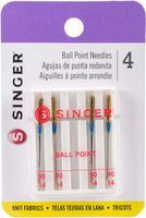 SINGER 4820 Universal Ball Point Machine Needles for Knit Fabric, Size 90/14, 4-Count