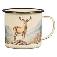 Gentlemen's Hardware Camping and Outdoor Enamel Coffee Mug, Deer