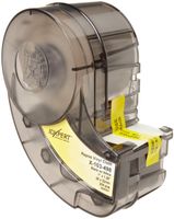 Brady X-103-498 IDXPERT 1.25" Height, 1" Width, B-498 Repositionable Vinyl Cloth, Black On White Color Label (200 Per Cartridge)