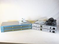 Cisco Systems CCENT CCNA CCNP CCSP CCIE Lab Kit Bundle - 2x WS-C2950T-24 Switches 2x 1841(15.1 IOS Image=c1841-adventerprisek9-mz.151-4.M1.bin) ISR Routers - Rack mounts, console cable and power cords are included.