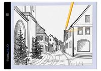 A4 Ultra-Thin Portable LED Light Box Tracer USB Power LED Artcraft Tracing Light Pad Light Box for Artists,Drawing, Sketching, Animation.