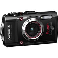 Olympus Stylus TOUGH TG-3 16MP Waterproof Digital Camera with 4X Optical Zoom, FHD 1080P Video, Built-in Wi-Fi, GPS and eCompass - Black (CERTIFIED REFURBISHED)
