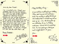 Quiplip Handwritten Yours Truly Birthday Cards, 6-Pack (YT07096PCK)
