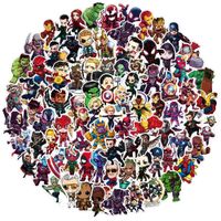 Superhero Stickers for Avengers 100 Pcs Stickers with Party Favors for Teens Kids Graffiti Vinyl Waterproof Cartoon Decals for Hydro Flasks Water Bottles Skateboard Car Luggage Bike Bumper