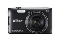 Nikon digital camera COOLPIX S3700 black optical 8x zoom 20.05 million pixels S3700BK