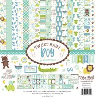 Echo Park Paper Company Sweet Baby Boy Collection Kit
