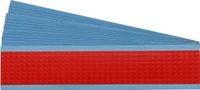 Die Cut Inspection Arrows 0.187 in H x 0.375 in W Cloth Red 25 Cards/Pk