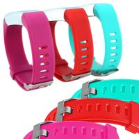 Waargroup Replacement Band for Fitness Tracker Bands ID115Plus HR-ID115Plus Fitness Band Watch Smart Bracelet Wristband 3 Pack Colors for Men Women and Kids (Purple, Red, Green)