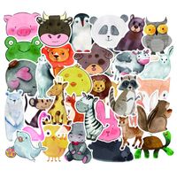 Honch Cute Cartoon Animal Stickers Girl Lovely Stickers Pack 50 Pcs Suitcase Stickers Vinyl Decals for Laptop Bumper Helmet Ipad Car Luggage Water Bottle
