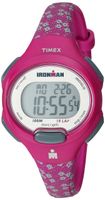 Timex Women's TW5M07000 Ironman Essential 10 Mid-Size Pink Floral Resin Strap Watch