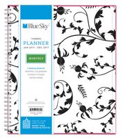 Blue Sky 2017 Monthly Planner, Wire-O Binding, 8" x 10", Analeis (19570)