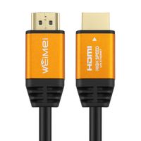60 Feet 4K HDMI Cable 2.0 WEIMEI HDMI Cord 60ft Support 4K@60Hz UHD 2160P Ethernet 3D ARC with Gold-Plated Connector and Bare Copper Conductor (from 6ft to 100ft for Choices)