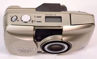 Olympus Stylus Epic Zoom 170 Deluxe QD Quartz Date 35mm Film Flash Point & Shoot Camera with Olympus ED Lens Multi-AF ZOOM 38-170mm 35mm Film Camera (Gold Color Version)