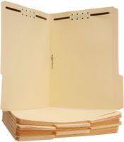 AmazonBasics Manila File Folders with Fasteners - Letter Size, 50-Pack - AMZ200