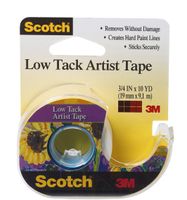 Scotch Artist Tape, 3/4-Inch x 10-Yards, Low Tack (FA2020)