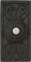 Craftmade PB3037-WB Designer Surface Mount Lighted Doorbell LED Push Button, Weathered Black (5.25"H x 2.63"W)