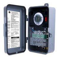 GE Heavy-Duty 7-Day Digital Box Timer Switch, Metal, Tamper Resistant, Battery Backup, Universal Voltage, 120, 240, 277 VAC, NEMA 3R-Rated, Indoor/Outdoor, Ideal for Pool Pumps, Water Heaters, 46537