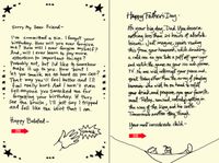Quiplip Handwritten Yours Truly Birthday Cards, 6-Pack (YT07206PCK)