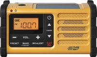 Sangean MMR-88 AM/FM/Weather+Alert Emergency Radio. Solar/Hand Crank/USB/Flashlight, Siren, Smartphone Charger (Renewed)