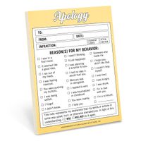 Knock Knock Apology Nifty Notes