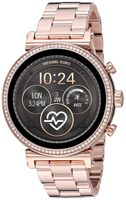 Michael Kors Access Women's Sofie Heart Rate' Touch-Screen Smartwatch with Stainless-Steel Strap, Rose Gold, 18 (Model: MKT5063)