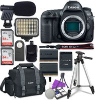 Canon EOS 5D Mark IV Digital SLR Camera Body + 2X Sandisk 64GB SDHC Memory Cards + Accessory Bundle