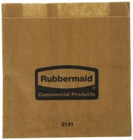 Rubbermaid Commercial Waxed Sanitary Napkin Bags, Pack of 250 (FG6141000000)