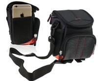 Navitech Black Instant Camera Carrying Case and Travel Bag Compatible with The Fujifilm instax SQ20 Instant Camera (with Compartment Compatible with The Shots of Film)