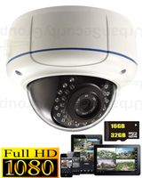 USG Sony 2MP 1080P IP PoE Dome Security Camera: 2.8-12mm Varifocal Lens, microSD Card Storage, 30x IR LEDs 100 Feet Night Vision, IR Cut Filter, IP66 NEMA 4x Outdoor Rated, ONVIF, View Remotely On Phone